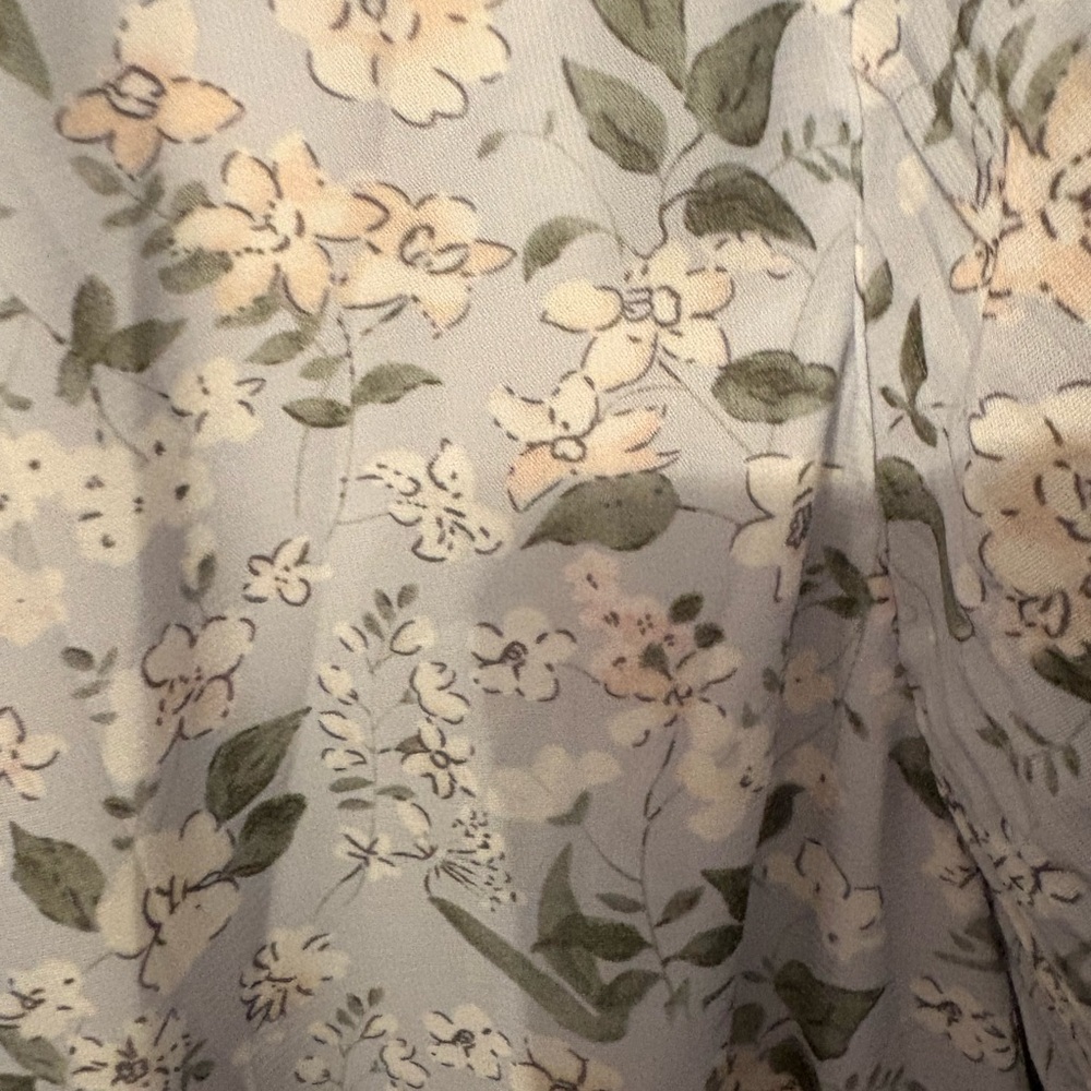 Grace Karin Floral Midi‎ Dress in Light Gray - Picture 4 of 4